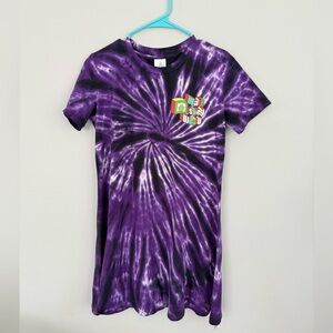 Walt Disney World T shirt Dress Medium Tie Dye Parks Exclusive